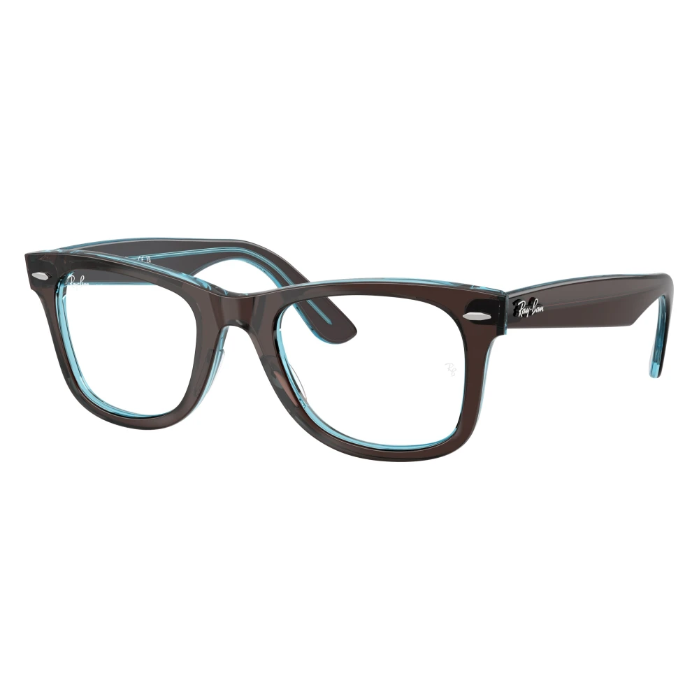 Ray-Ban Unisex Brown Glasses, 50 Mm, Wayfarer Ease