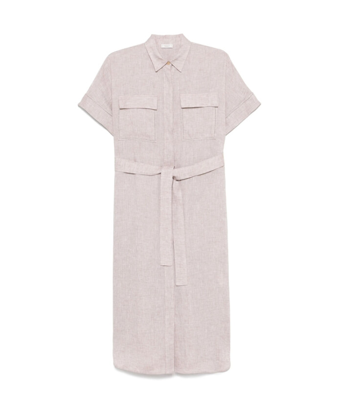 robe-midi-beige-en-lin-avec-poches