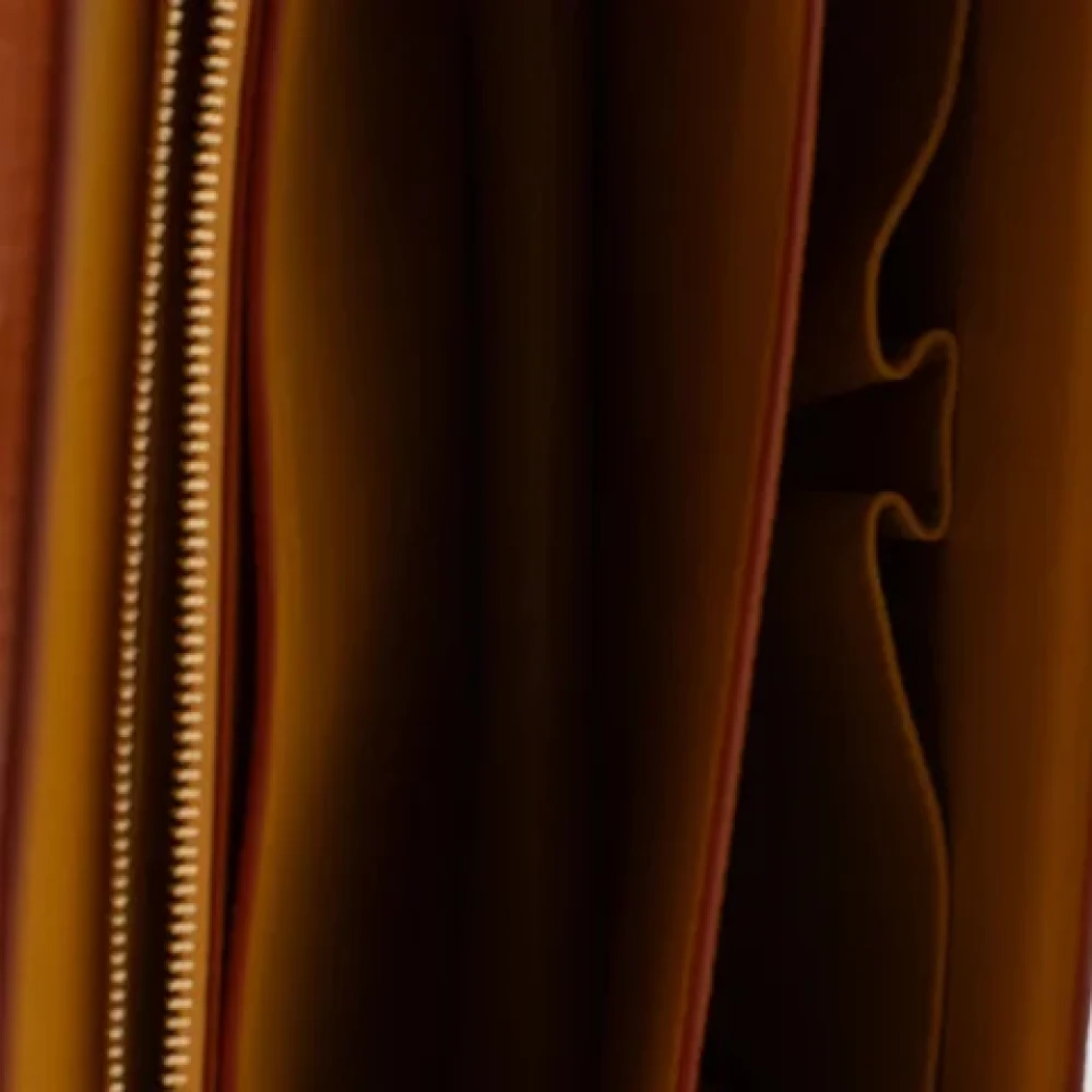 Celine Vintage Pre-owned Leather celine-bags Orange Dames