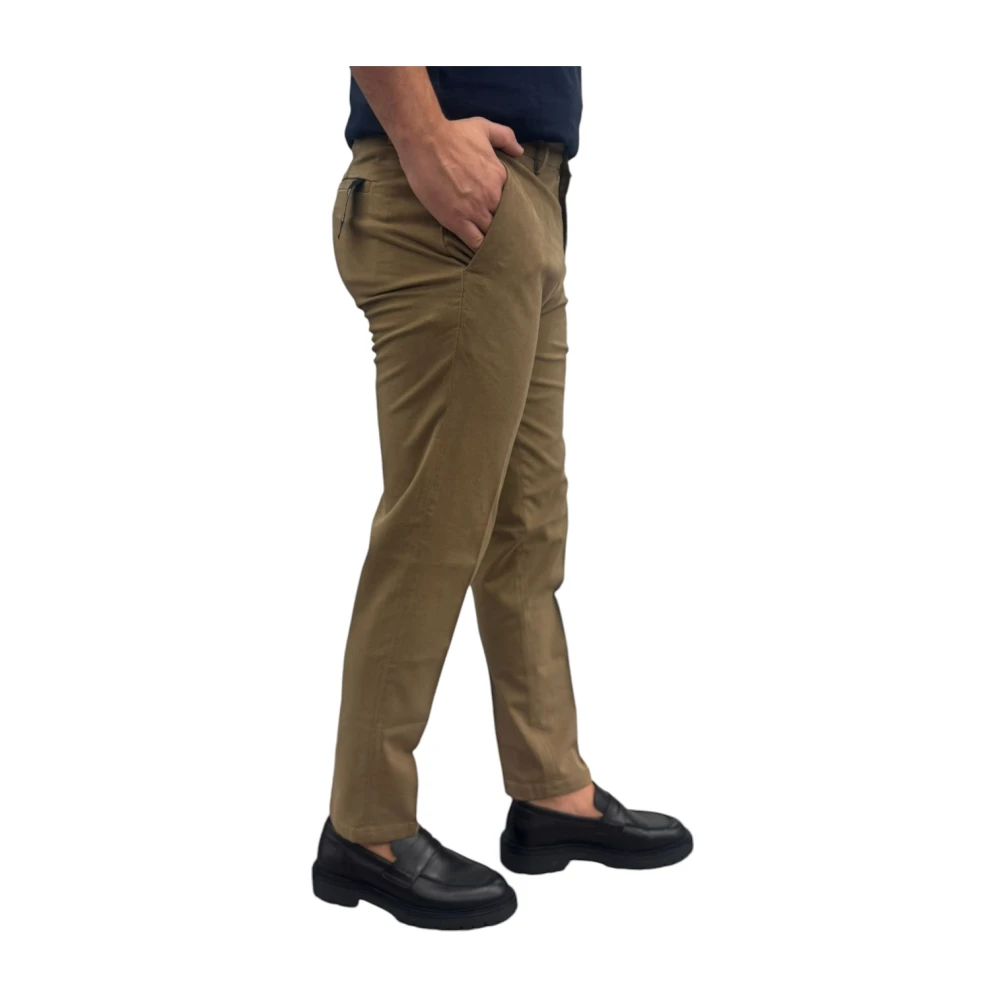 Siviglia Stijlvolle Herenbroek Brown Heren