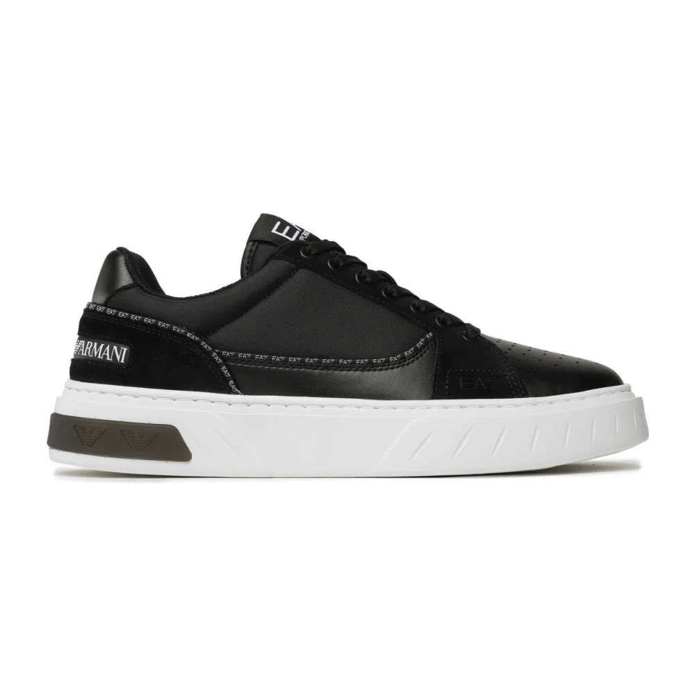 Emporio Armani Ea7 Women's Black/White Casual Sneaker For