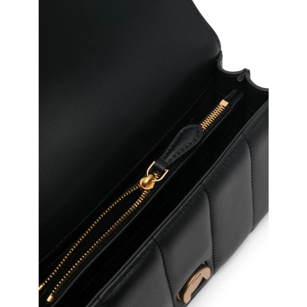 pinko Gestikte Love Birds Schoudertas Black Dames