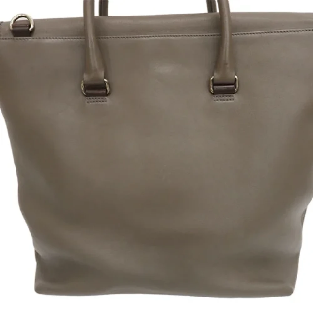 Salvatore Ferragamo Pre-owned Fabric totes Brown Dames