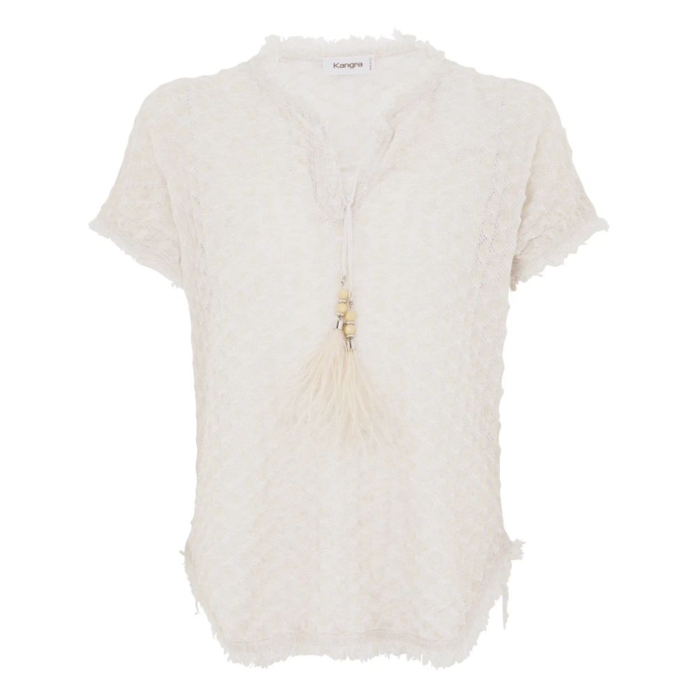Knitwear > V-neck Knitwear - - Kangra - Modalova