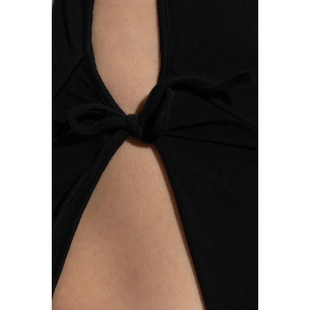 Rick Owens Strappy Jurk Black Dames