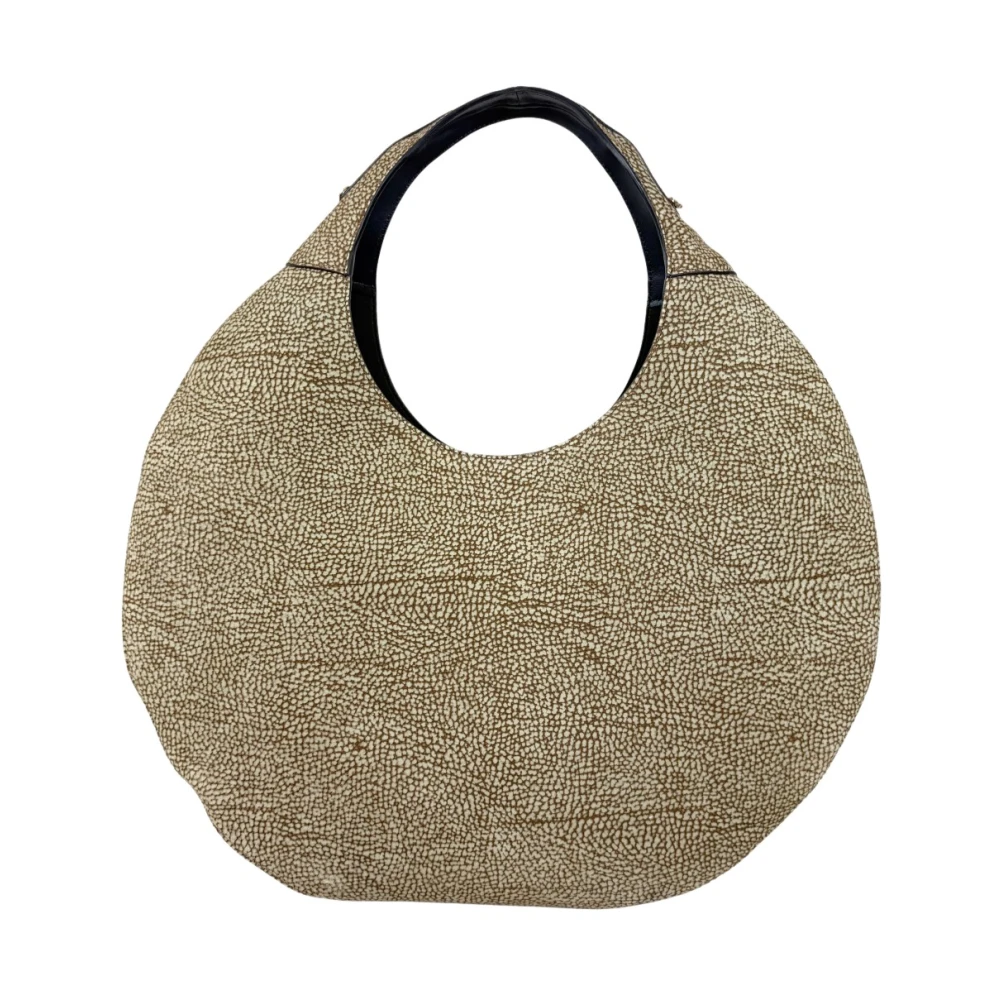 Borbonese Women's Beige Handbags, One Size, Full Moon Borsa Hobo L.