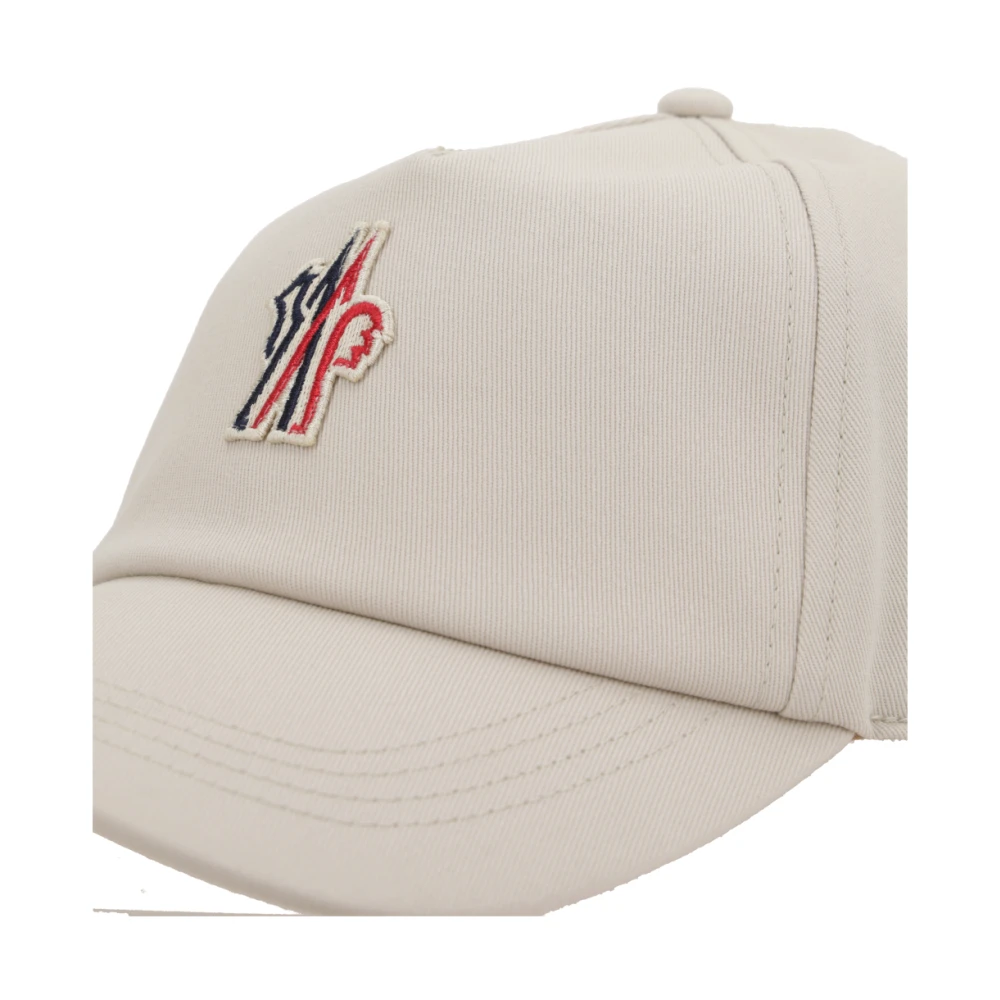 Moncler Beige Baseballpet met Logopatch Beige Heren
