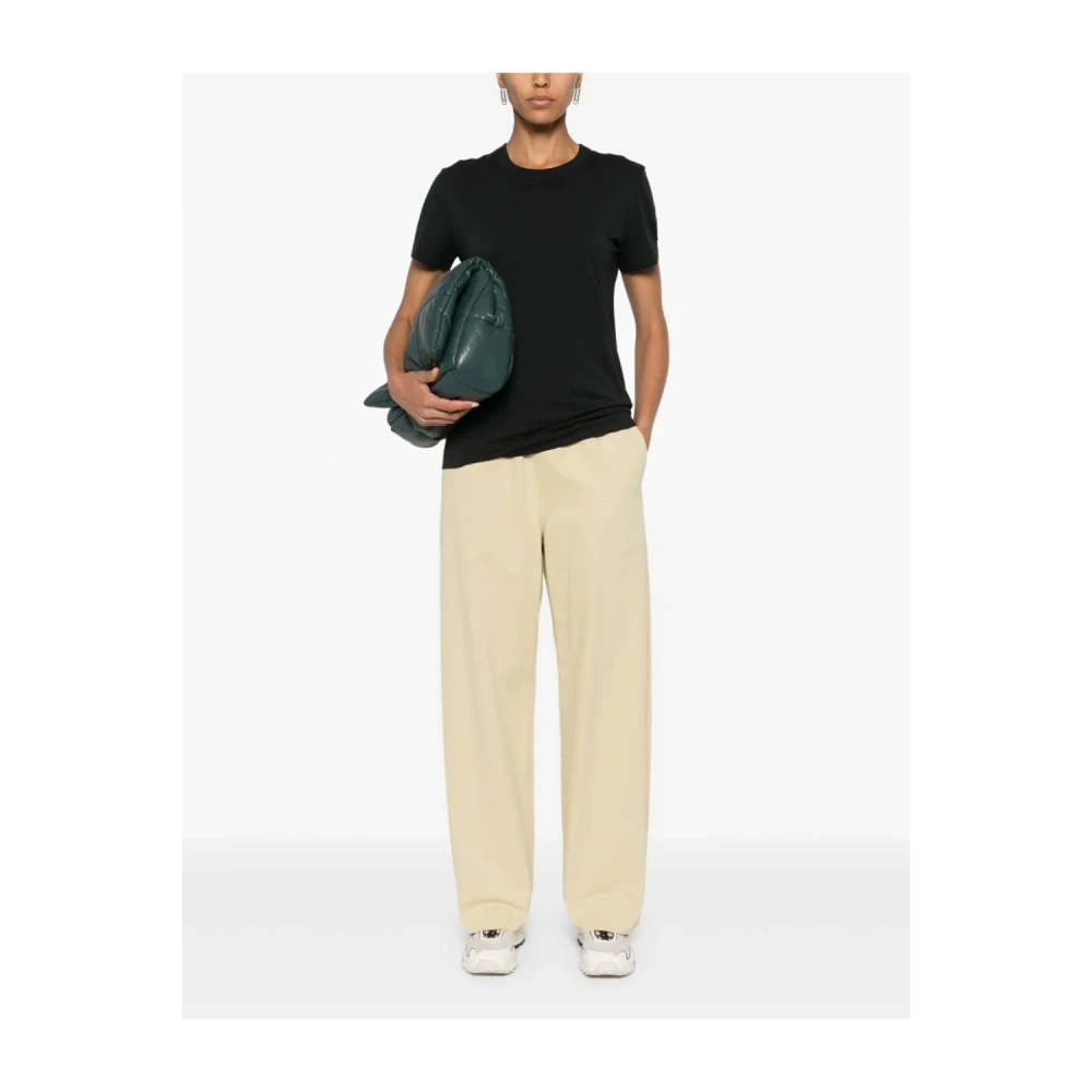 Canada Goose Zwart Crewneck T-shirt en Polo Black Dames