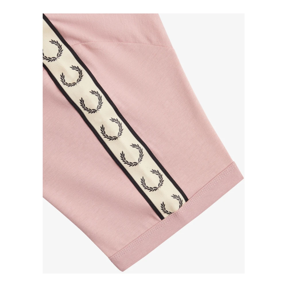 Fred Perry Ringer T-shirt Dusty Rose Zwart Pink Heren