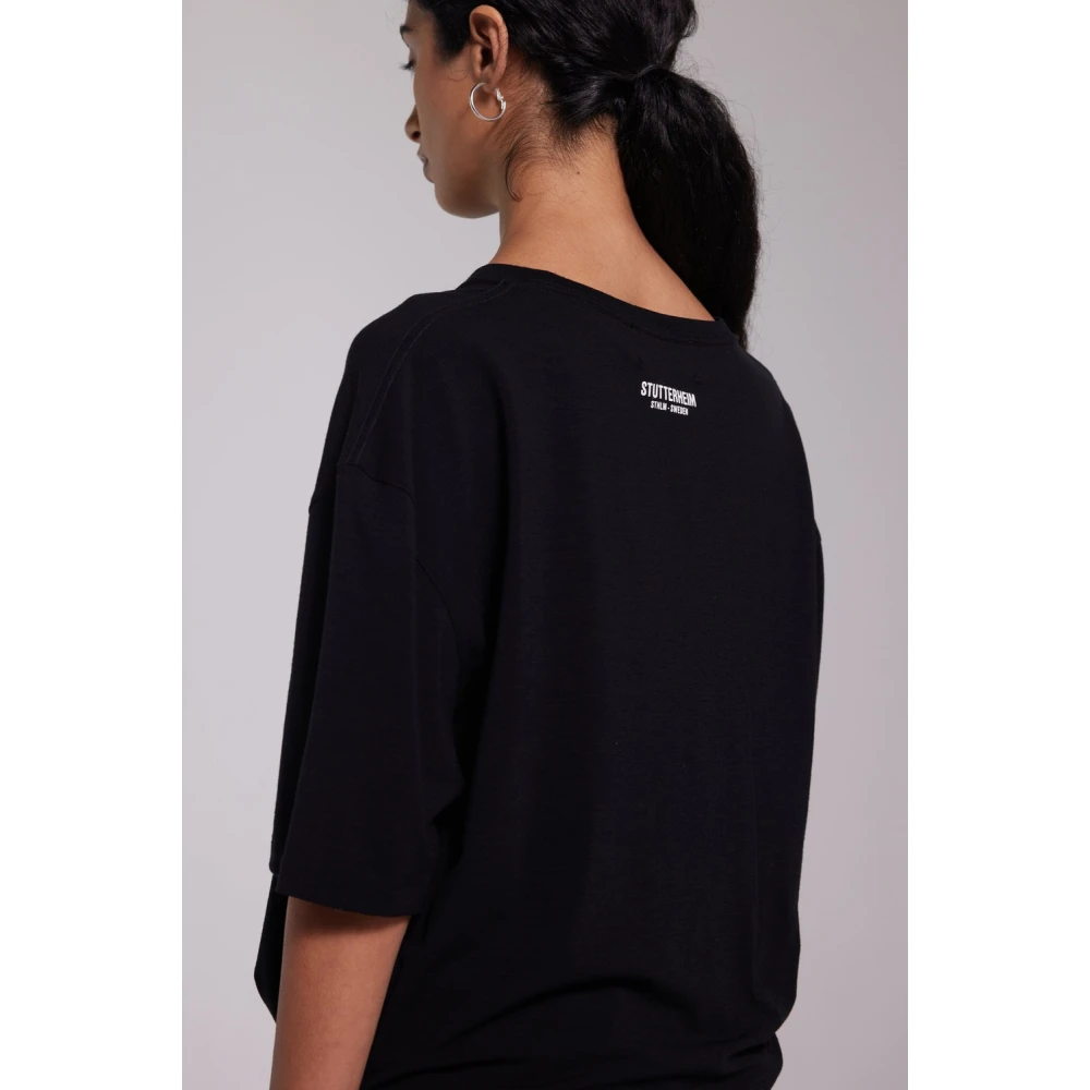 Stutterheim Merino Wol Thermoshirt voor Vrouwen Black Dames