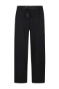 black-elasticated-waistband-zip-fastening-shorts