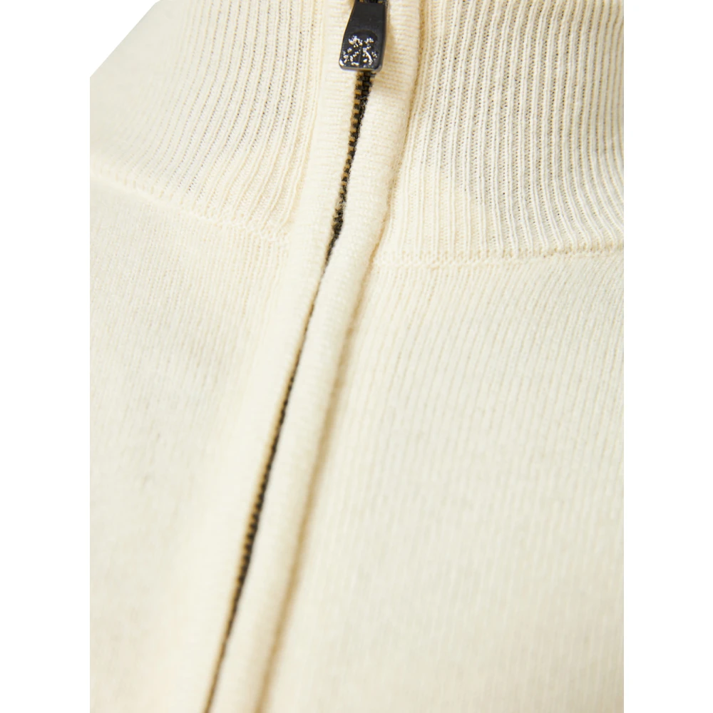 Corneliani Luxe Wol Kasjmier Vest Beige Heren