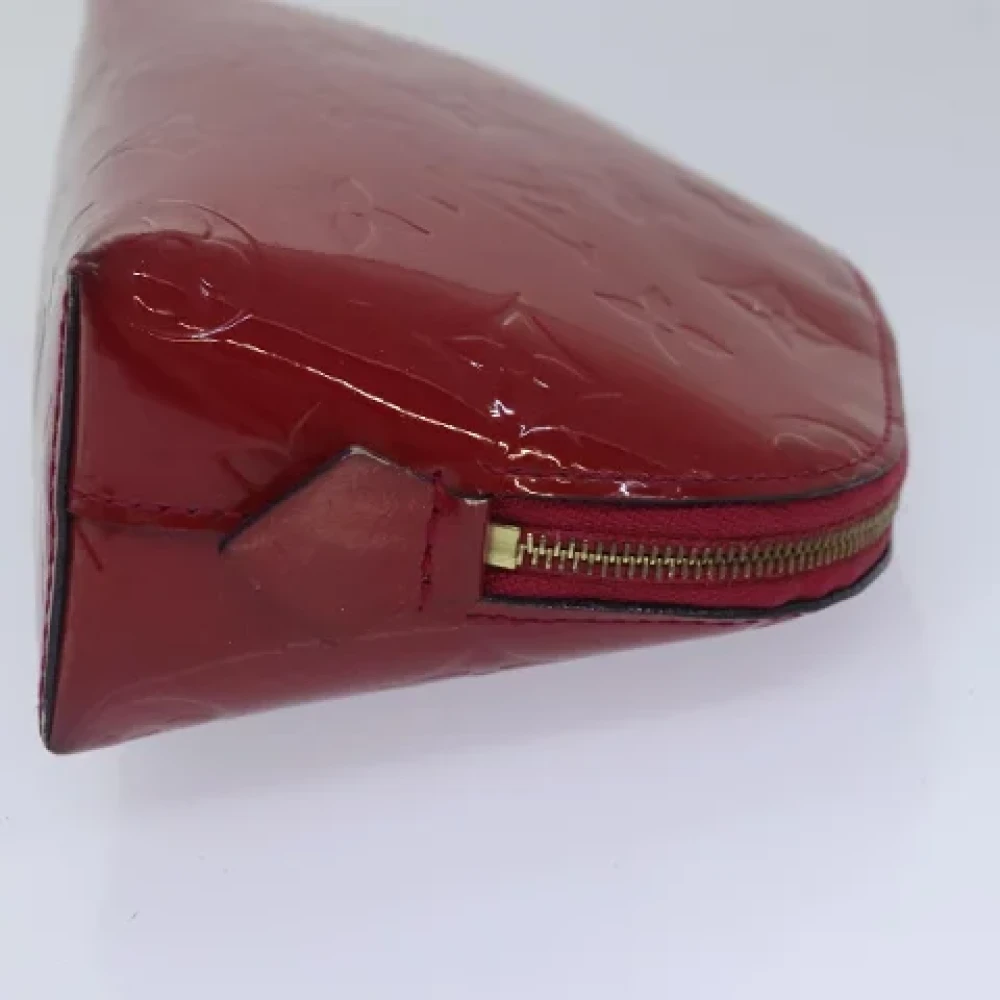 Louis Vuitton Vintage Pre-owned Leather pouches Red Dames