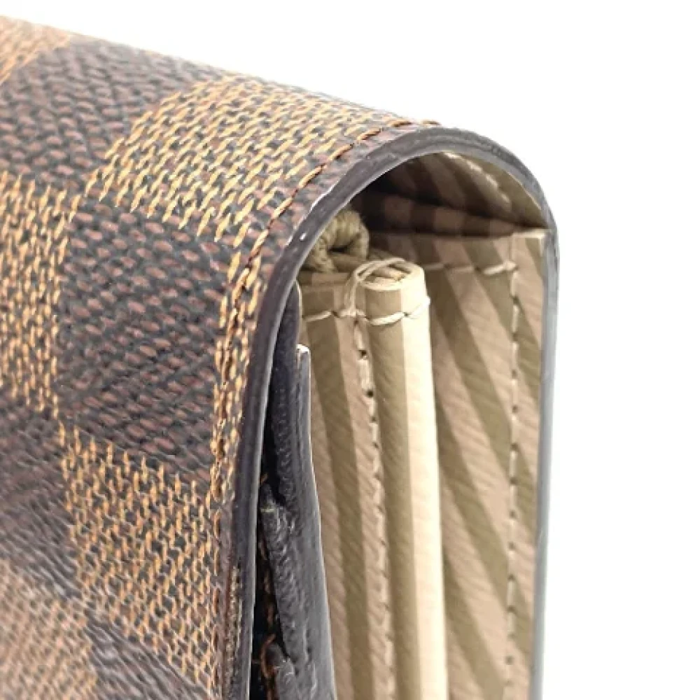 Louis Vuitton Vintage Pre-owned Canvas wallets Brown Dames