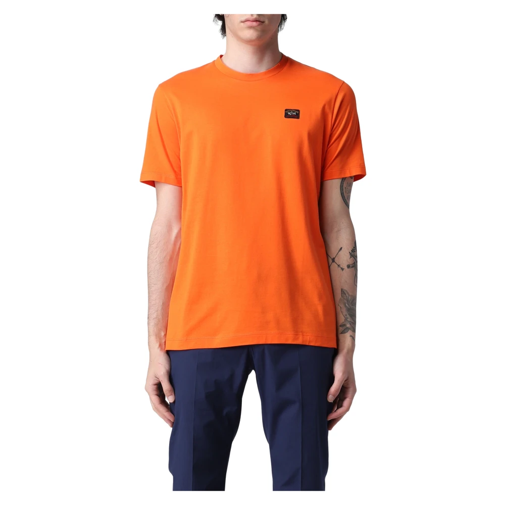 PAUL & SHARK T-shirt Orange Heren