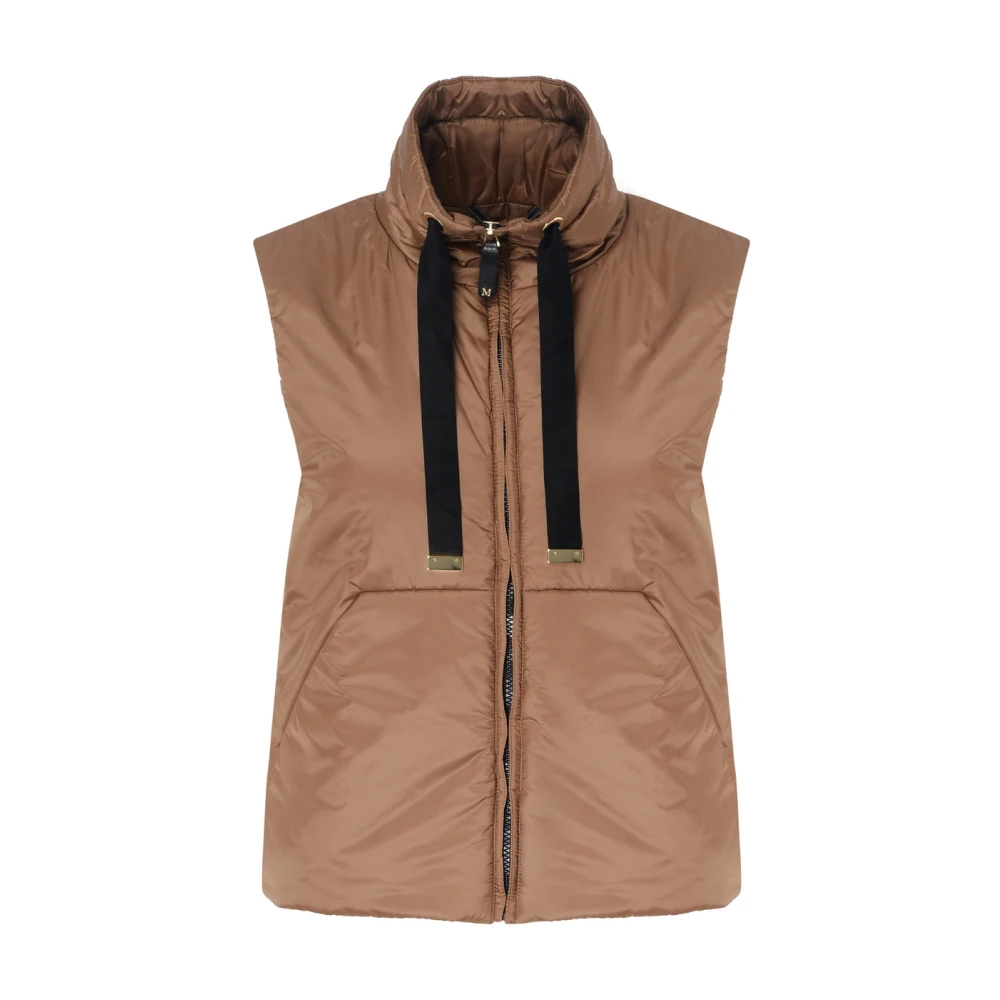 Max Mara Gewatteerde Vest Brown Dames