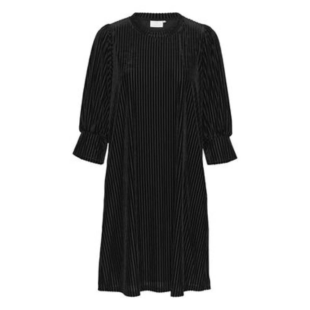 Kaffe Zwarte Korte Jurk van Polyester Black Dames