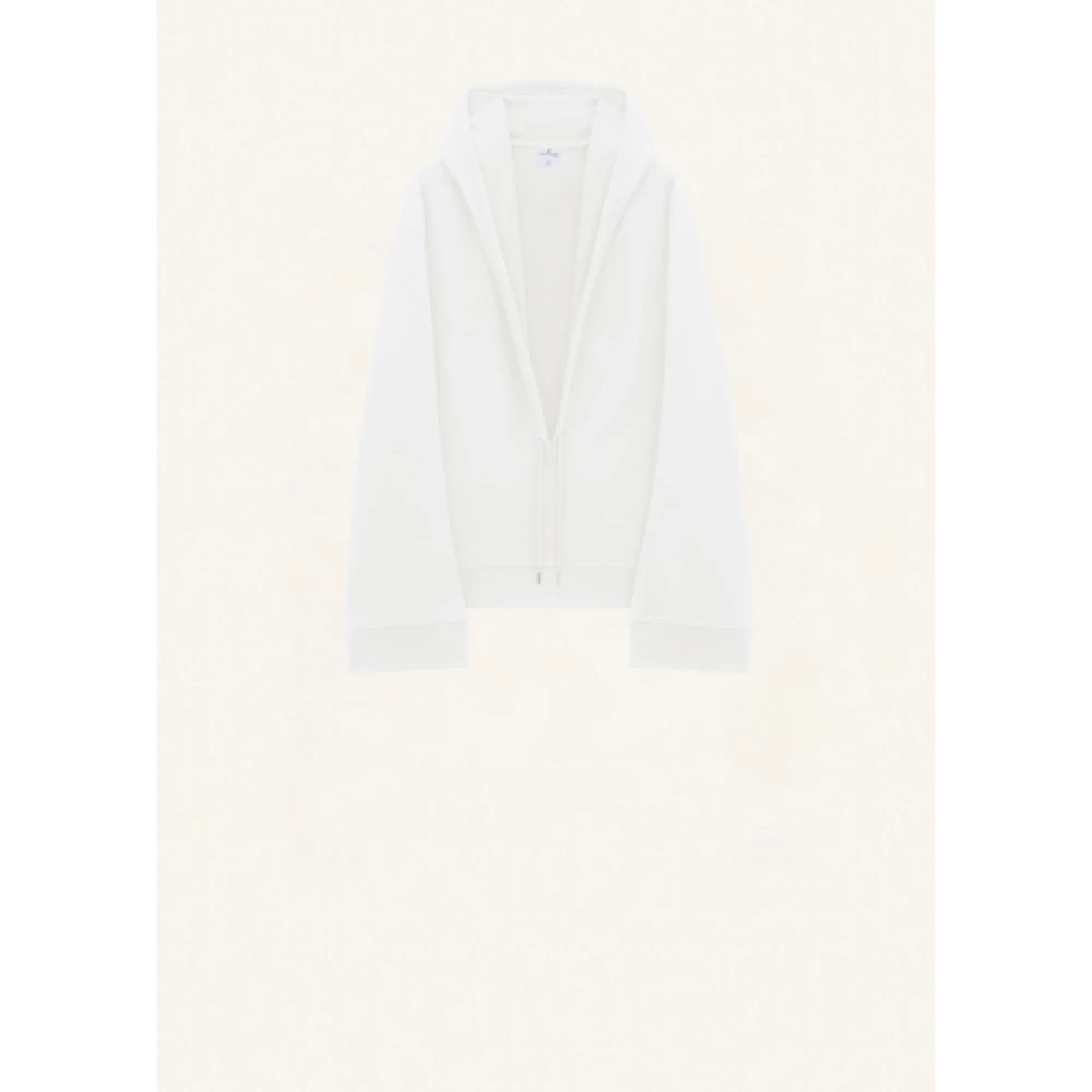 Courrèges Witte Mode Hoodie Sweatshirt White Dames