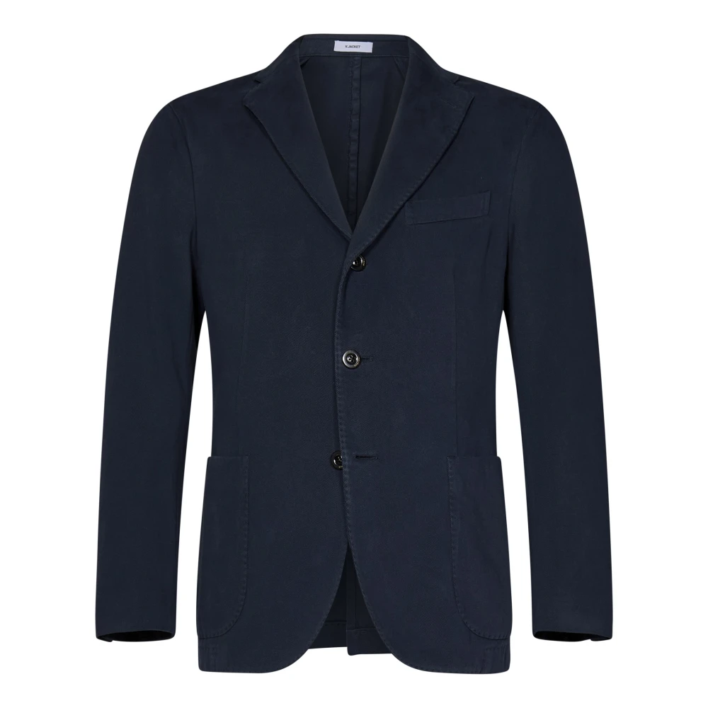 Boglioli Blauwe Outerwear Aw24 Stijlvolle Herenjas Blue Heren