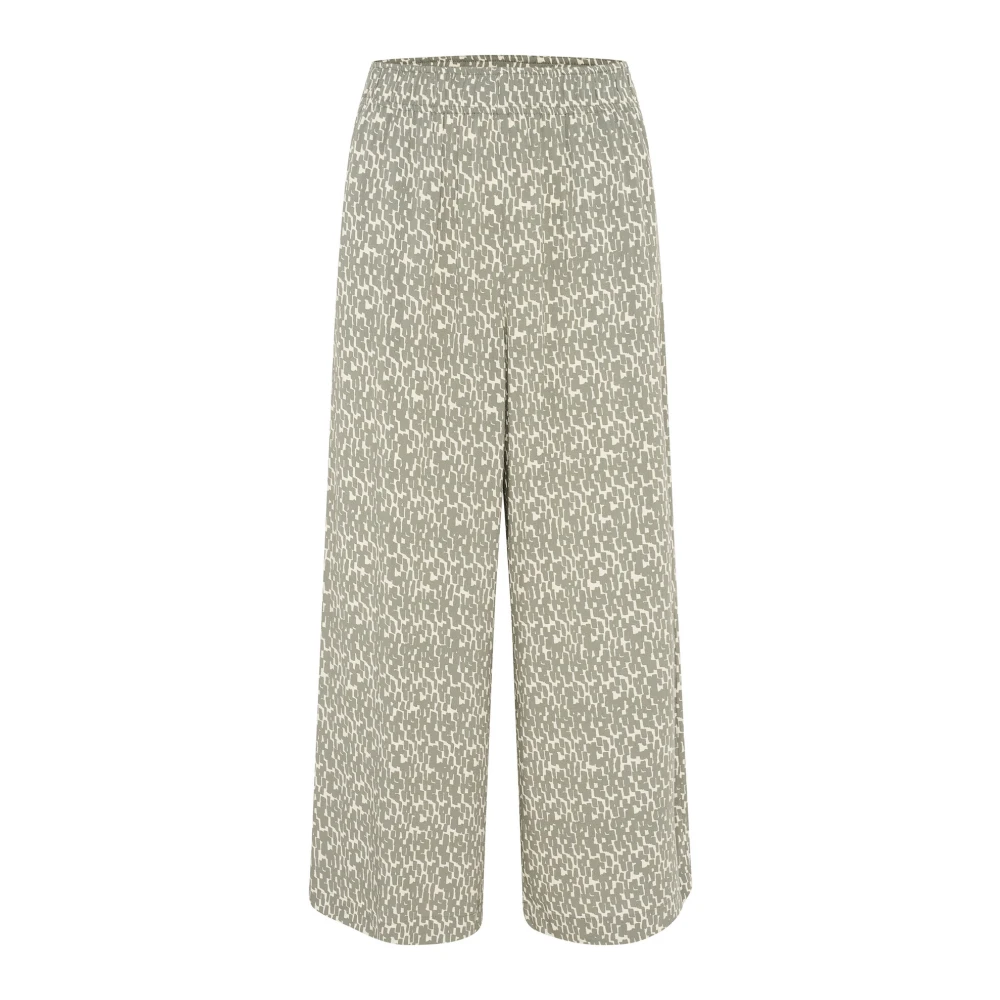 Part Two Wide Trousers Beige Dames