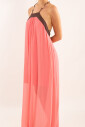 robe-midi-en-viscose-froissee-en-marron
