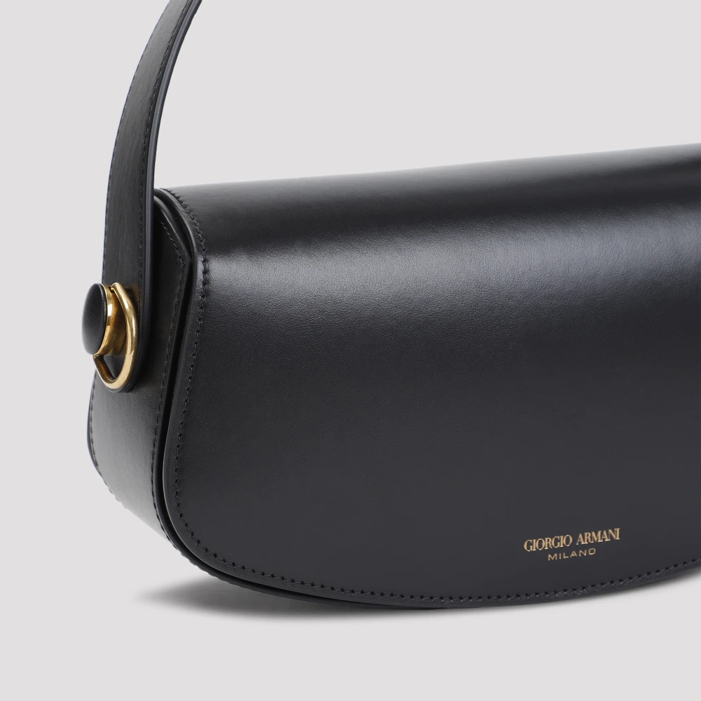 Giorgio Armani Zwarte Handtas Dames Tassen Aw24 Black Dames