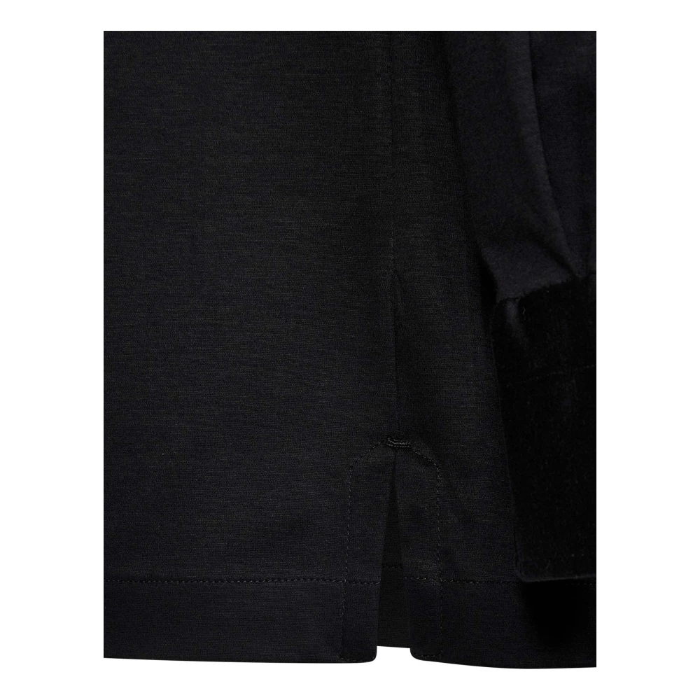 Kiton Zwarte Poloshirt Herenkleding Black Heren