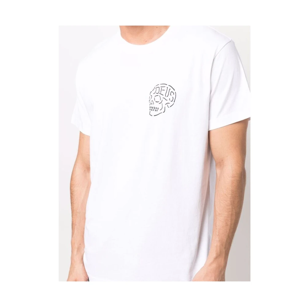 Deus Ex Machina Venice Skull-print T-shirt White Heren