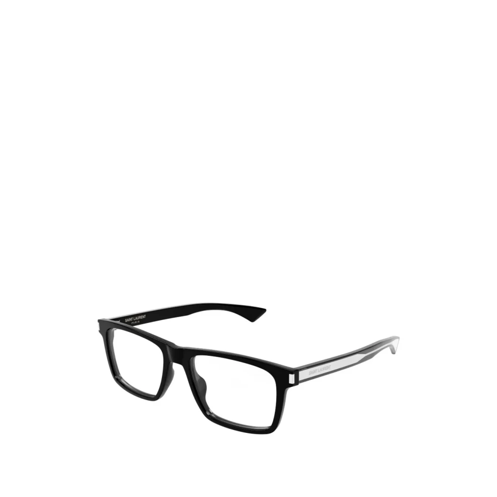 Saint Laurent Men's Black Optical Frame - Glasses - 57 Mm - Accessories