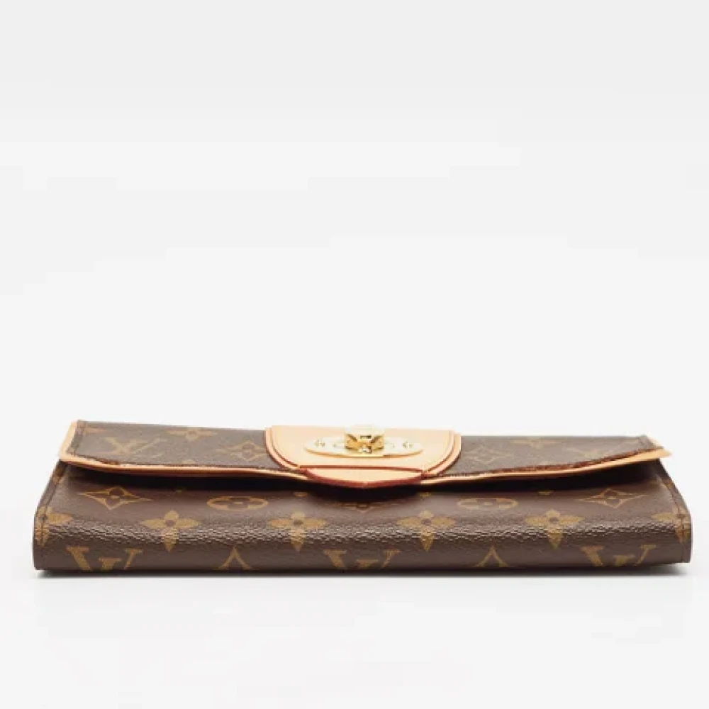 Louis Vuitton Vintage Pre-owned Coated canvas wallets Brown Dames