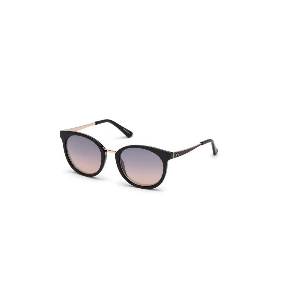 Guess Black Sunglasses, Female, 52 Mm, Round Sunglasses