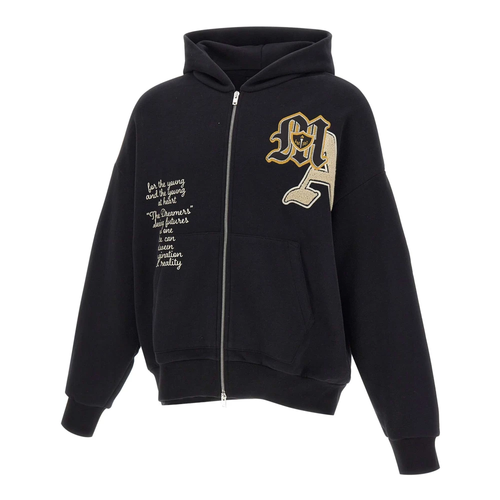Amiri Men's Black Varsity Patch Hoodie