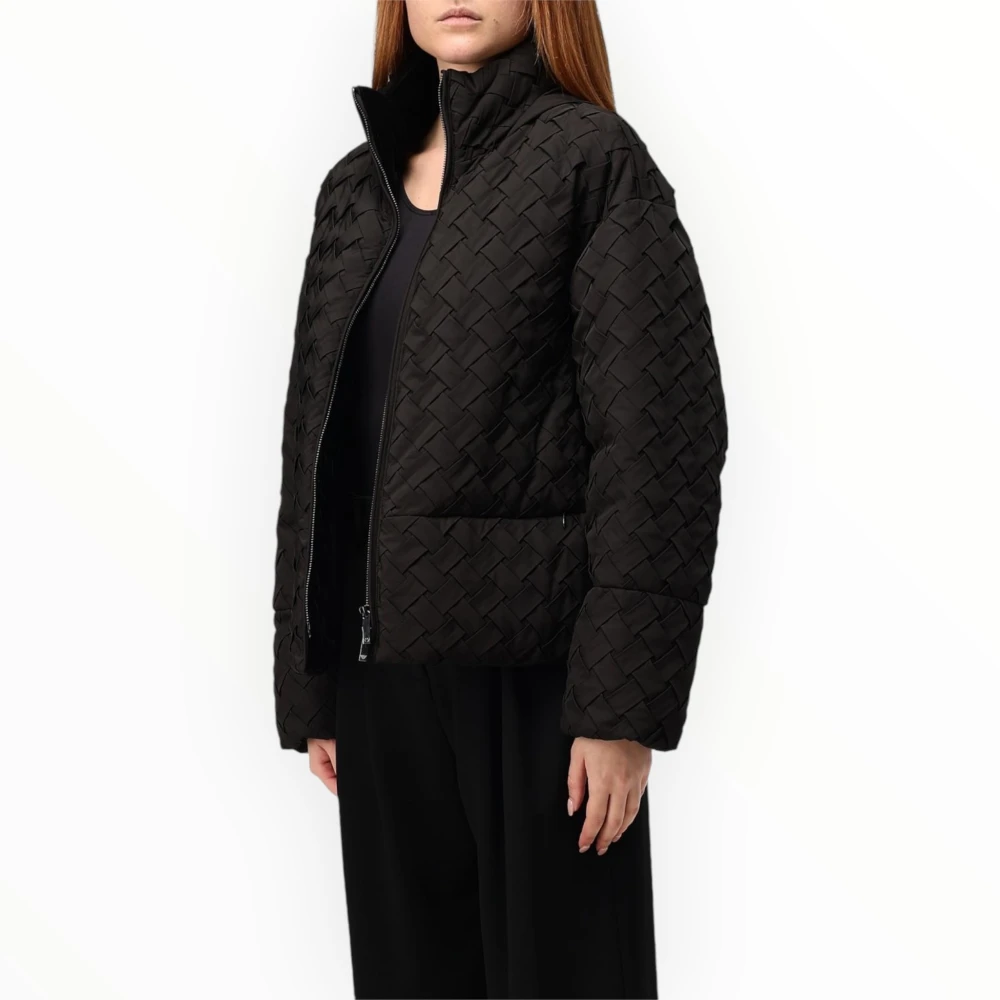 Emporio Armani Stijlvolle Blouson Jas voor Mannen Black Dames