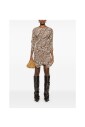 ecru-ruched-abstract-pattern-dress