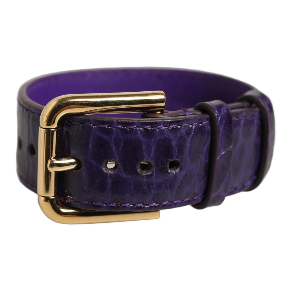 Dolce & Gabbana Purple Bracelet Belt - Female - Bracelets - One Size - Accessories
