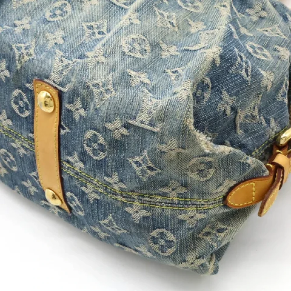 Louis Vuitton Vintage Pre-owned Denim louis-vuitton-bags Blue Dames