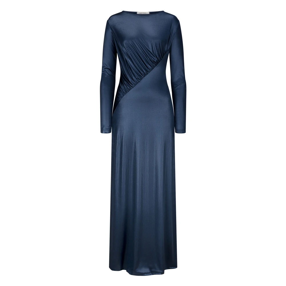 Nicowa Elegante Maxi Jurk Ewelio Blue Dames