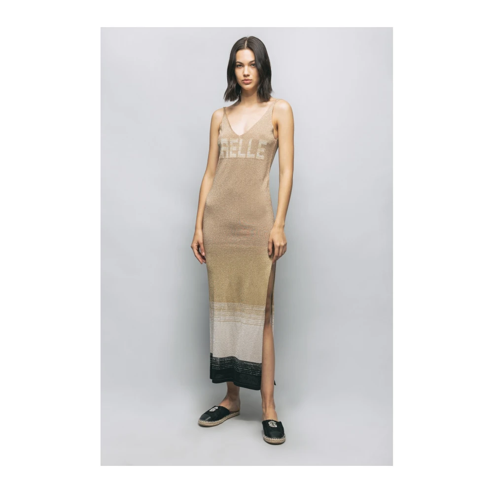 Gaëlle Paris Maxi Jurk Beige Dames