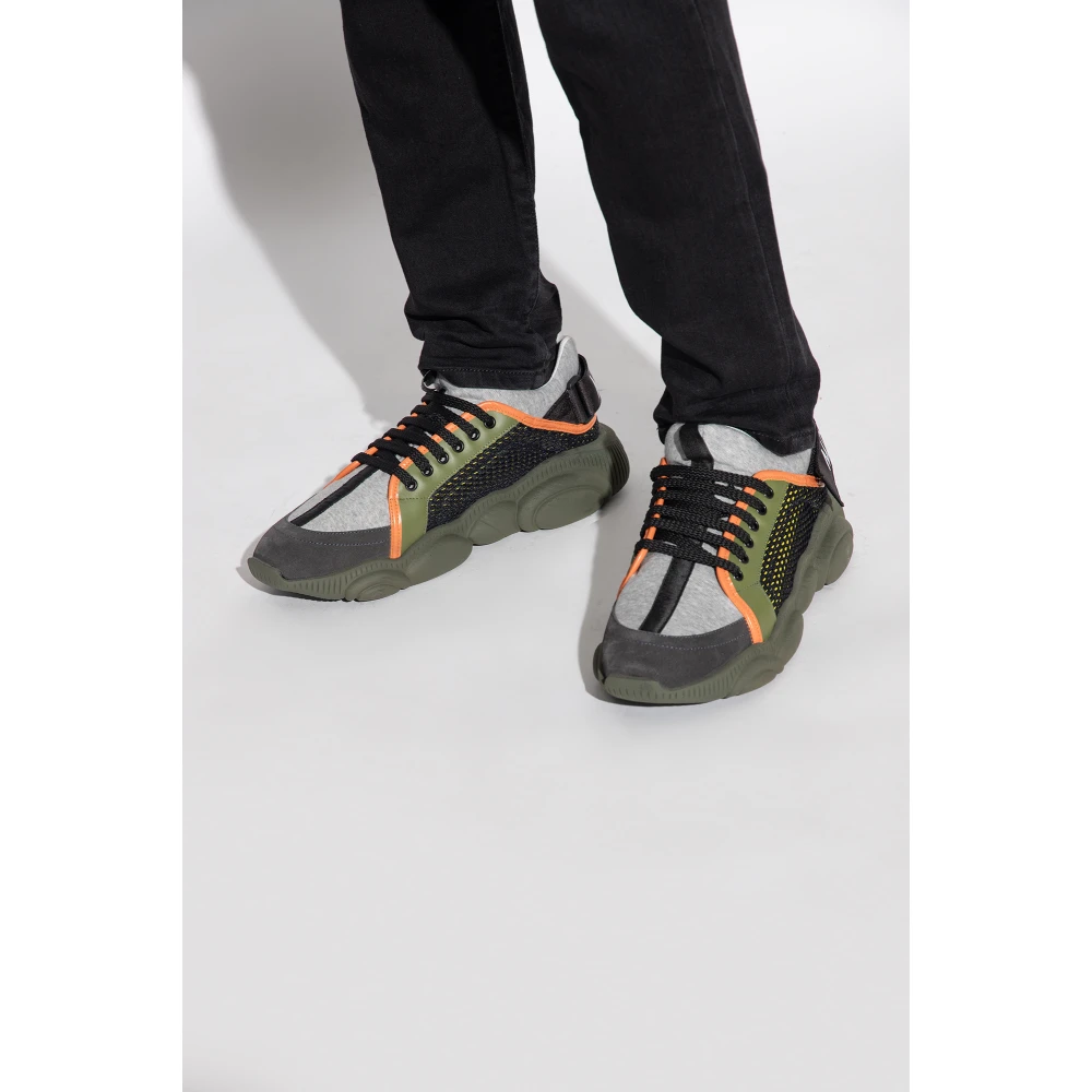 Moschino Sneakers met logo Green Heren