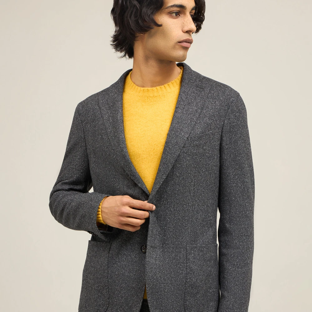 Boglioli Gemengd wol K-pak Gray Heren