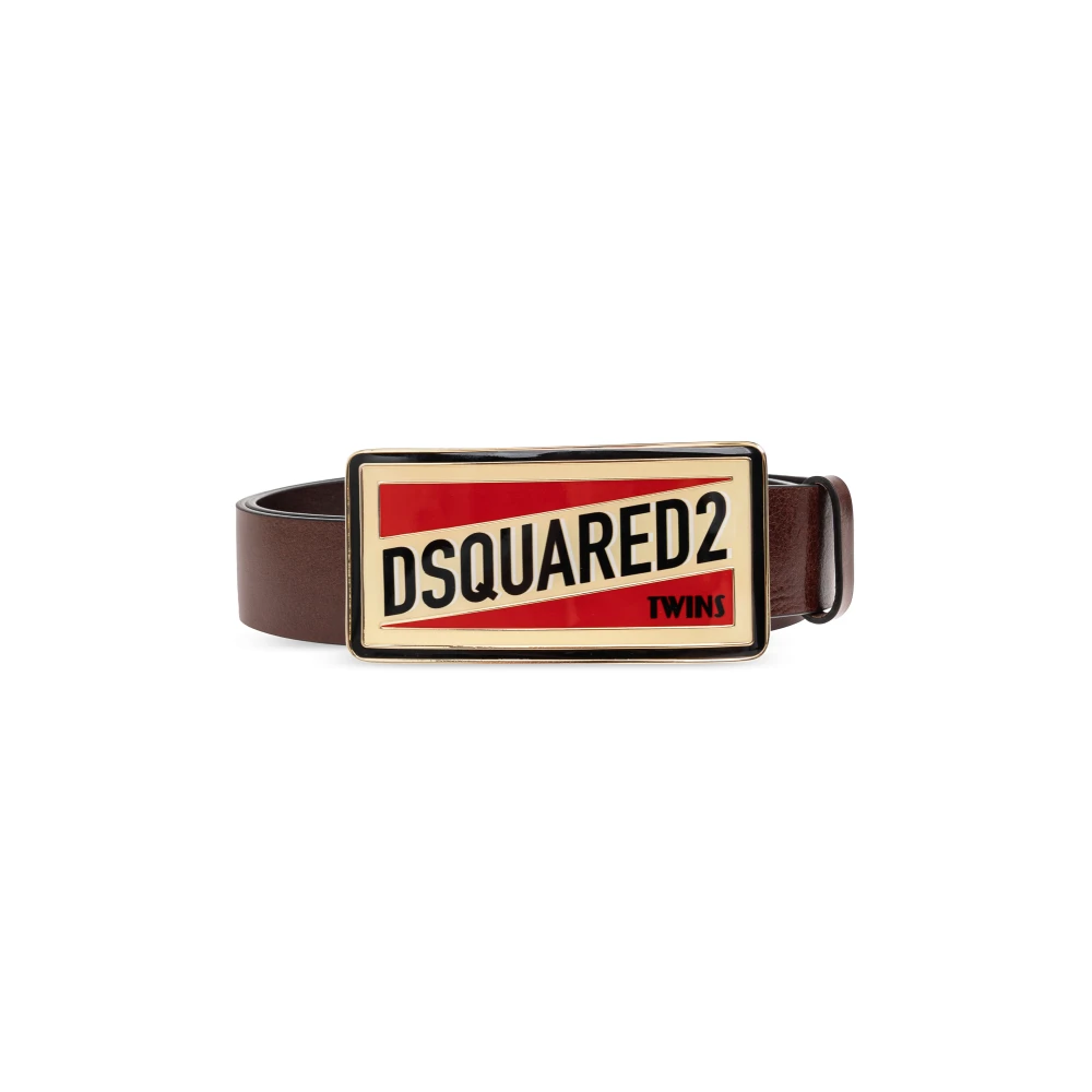 Dsquared2 Uomo Marrone Accessori, 90 Cm, New,