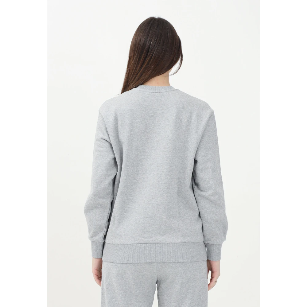 Diesel Grijze Crewneck Sweater Minimalistisch Ontwerp Gray Dames