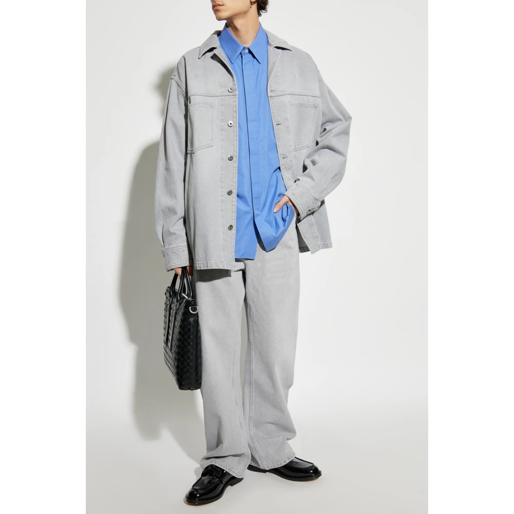 Bottega Veneta Lange mouwen shirt Blue Heren