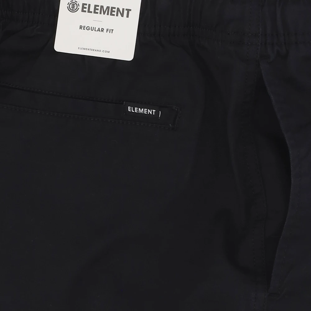 Element Valley Twill Short Zwart Streetwear Black Heren