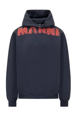 Brushstroke Logo Hoodie