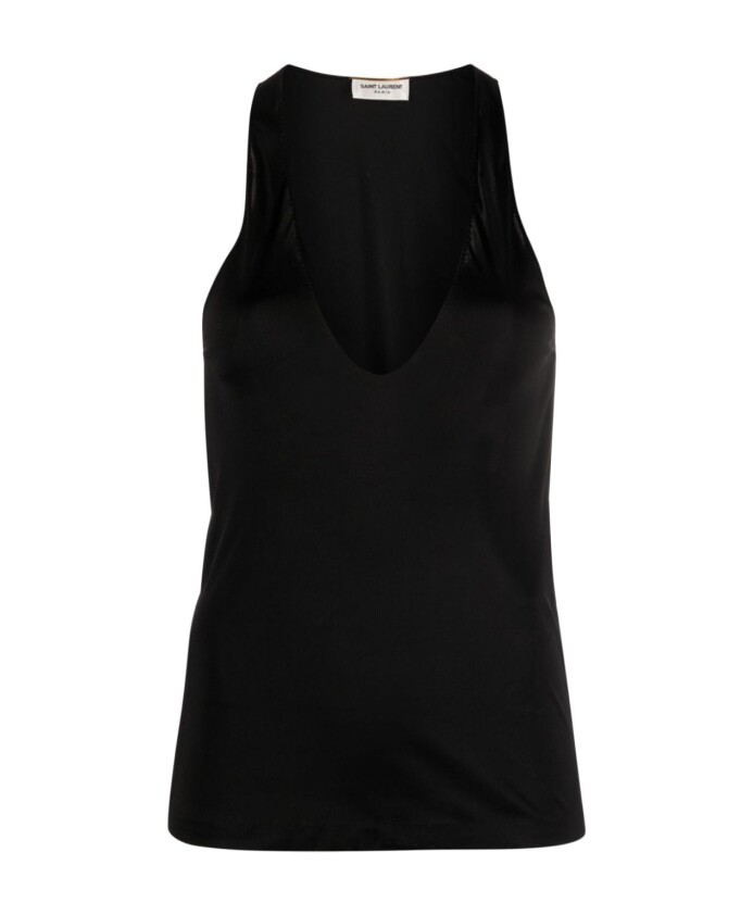 black-semi-sheer-jersey-u-neck-top