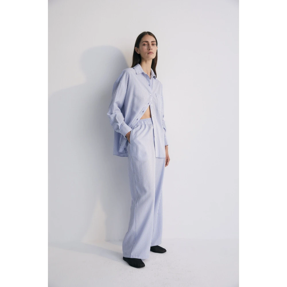 The New Society Niki Woman Pant Blue Dames