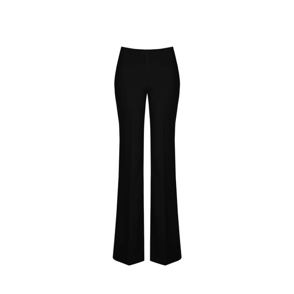 RINASCIMENTO Broek van technische stof met zijrits Black Dames
