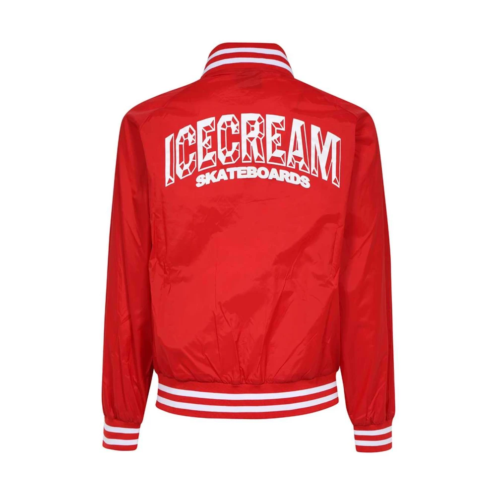 Icecream Bomberjack met Ribgekraag Red Heren