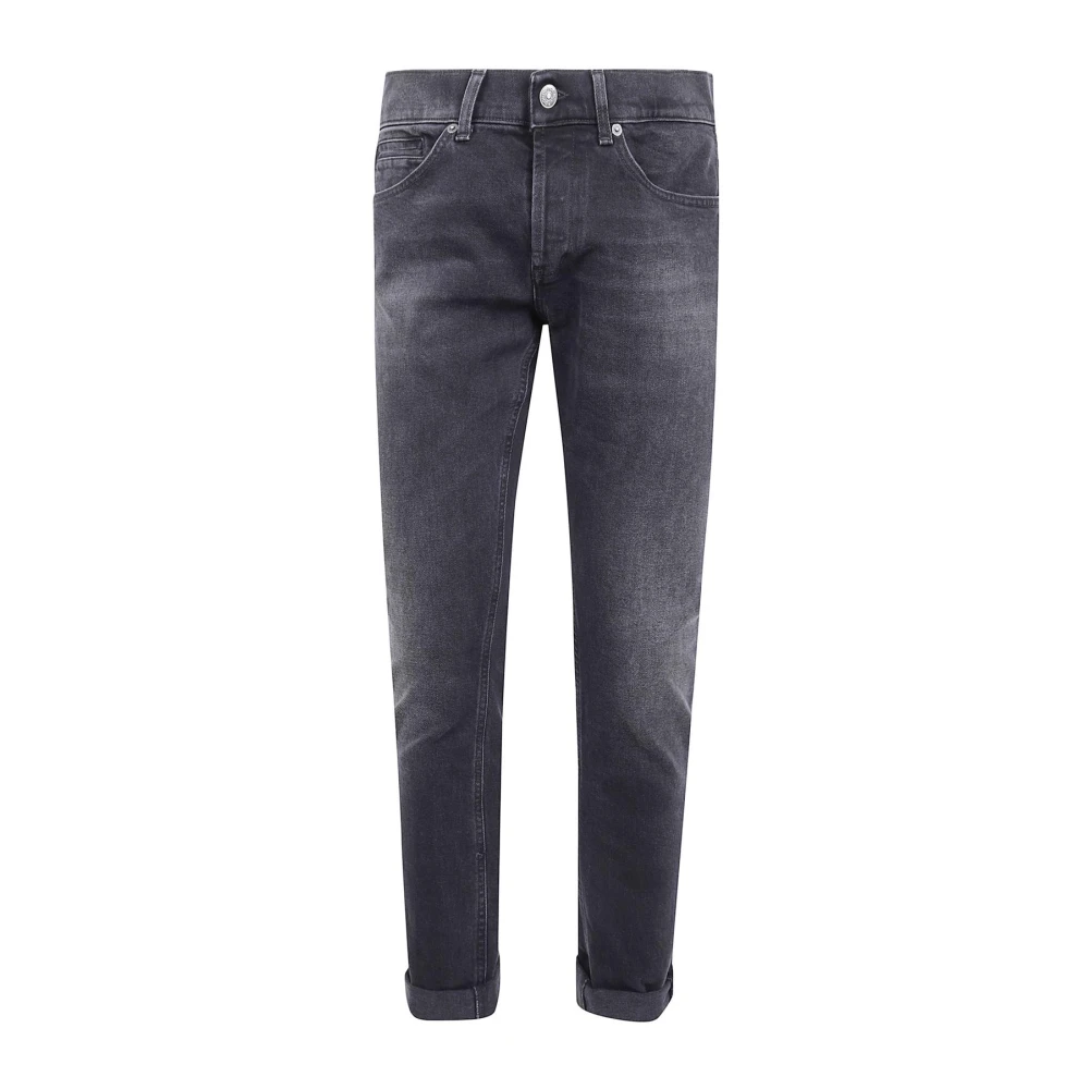 Dondup Svart Slim Fit Jeans